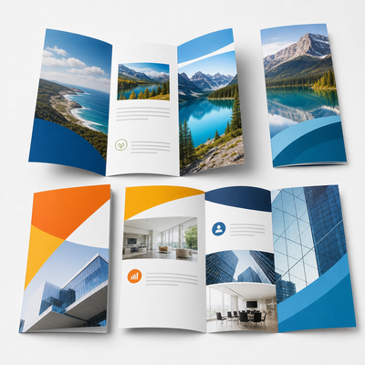 Brochures — Bi-Fold (4-Panel), 1000 Qty